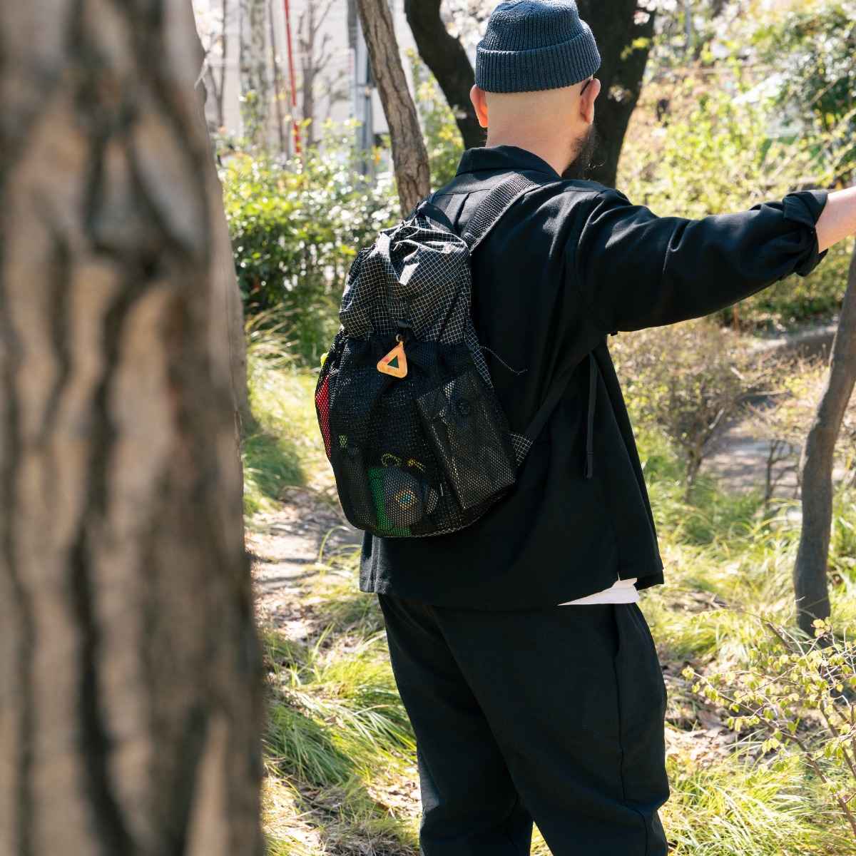 *FAIRWEATHER* Packable Pack (rip Black) - BLUE LUG …