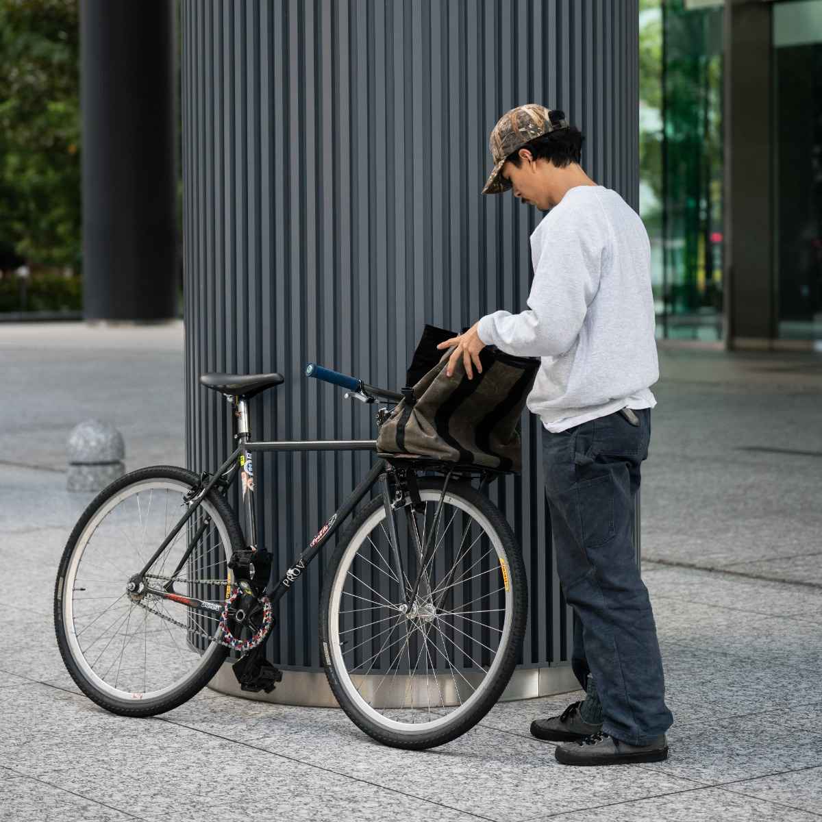 Ile Racks *ILE* Porteur Rack Bag Small (cordura/tan) - BLUE LUG GLOBAL ONLINE STORE