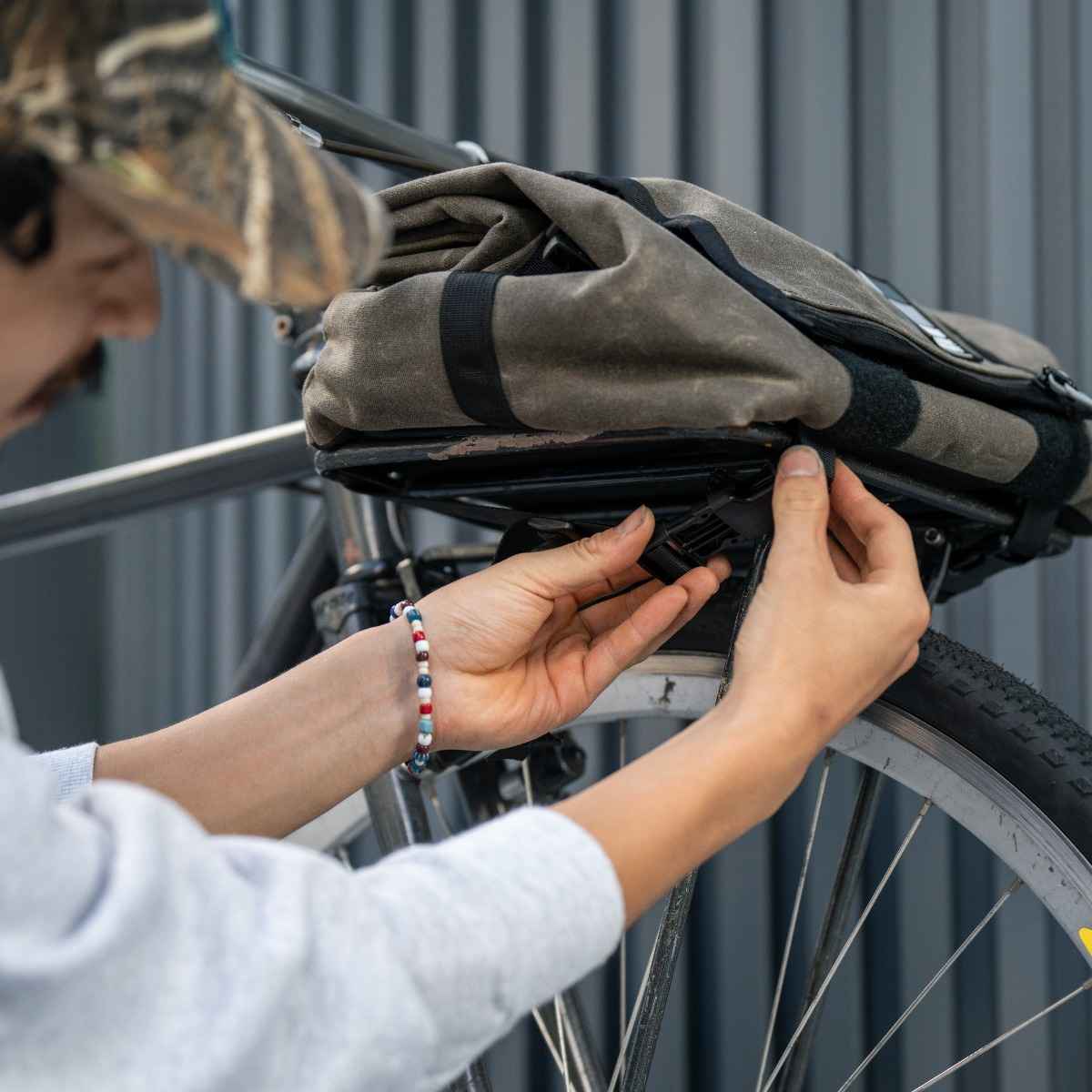 Ile Racks *ILE* Porteur Rack Bag Small (x-pac/grey) - BLUE LUG GLOBAL ONLINE STORE