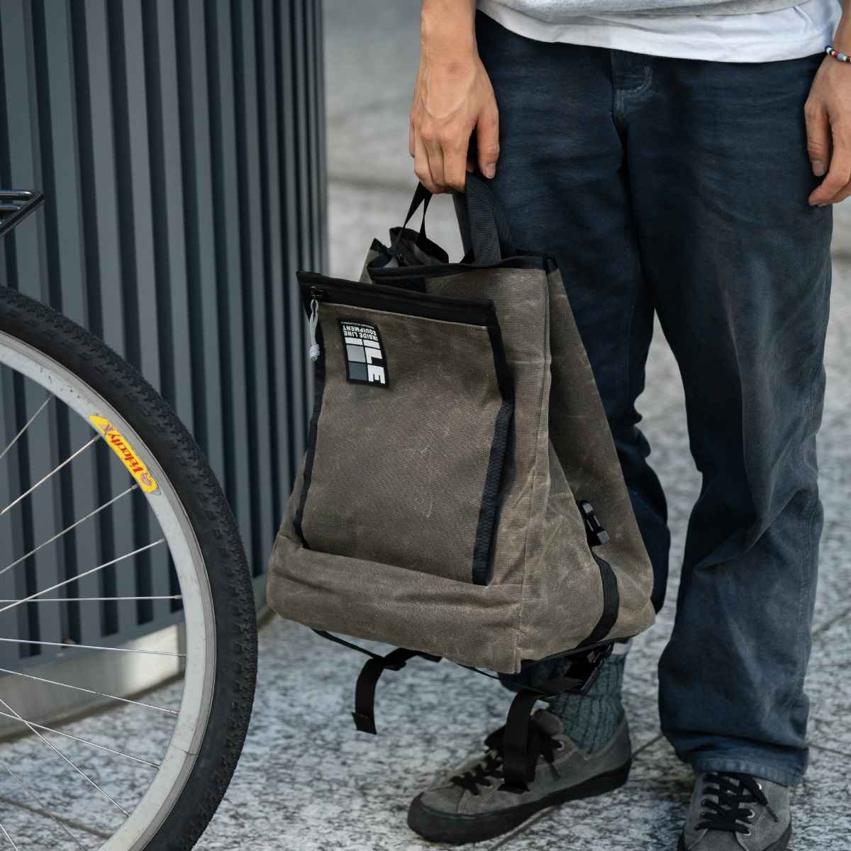 Ile Racks *ILE* Porteur Rack Bag Small (x-pac/grey) - BLUE LUG GLOBAL ONLINE STORE