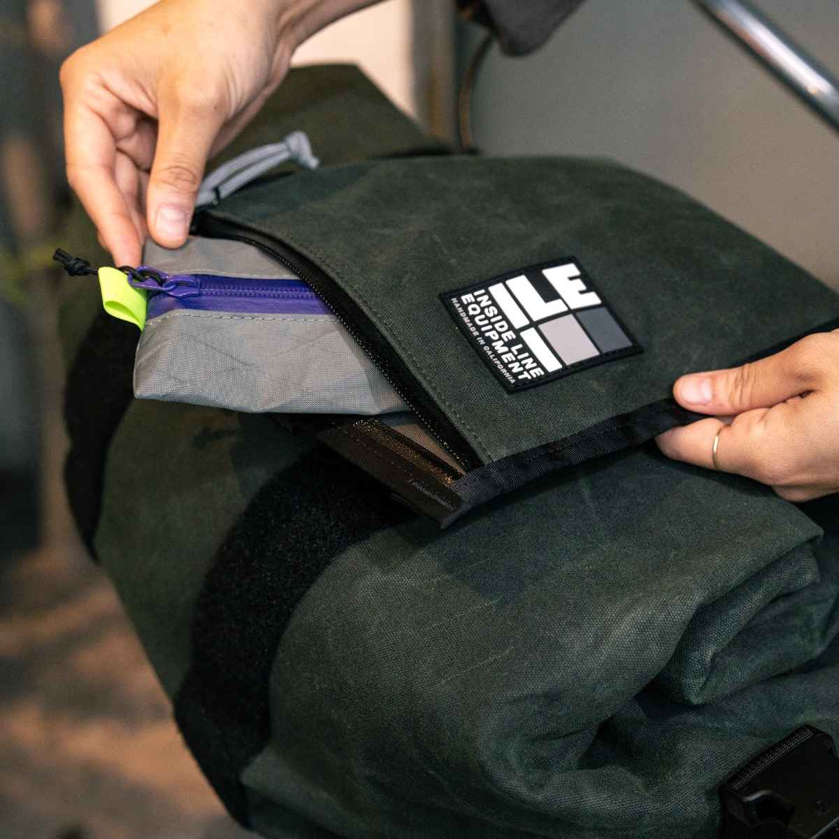 Ile Racks *ILE* Porteur Rack Bag (x-pac/grey) - BLUE LUG GLOBAL ONLINE STORE