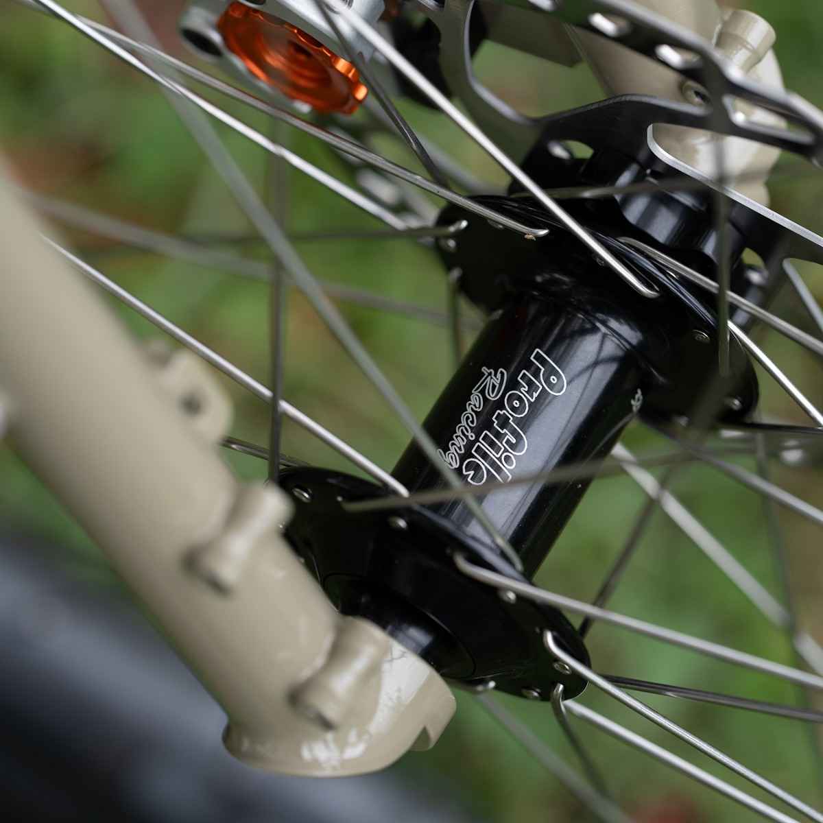 Profile Racing Accessories *PROFILE RACING* Elite BOOST Mtb Hub Front (polish) - BLUE LUG GLOBAL ...